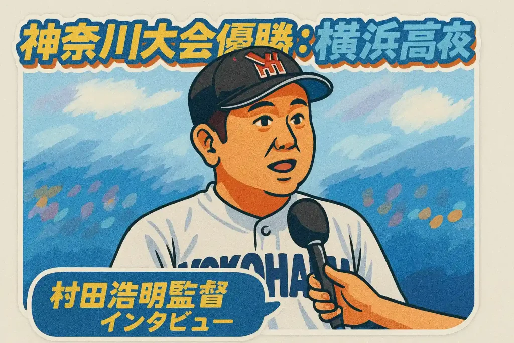 横浜高校 村田浩明監督の優勝インタビュー 2025年神奈川県大会