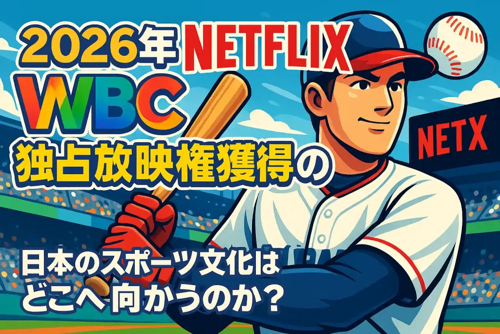 2026年WBC Netflix独占放映権獲得の全貌:日本のスポーツ文化はどこへ向かうのか?