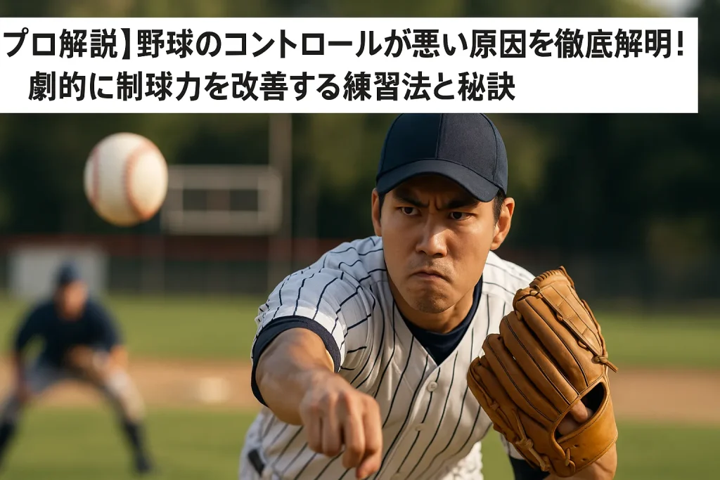 【プロ解説】野球のコントロールが悪い原因を徹底解明!劇的に制球力を改善する練習法と秘訣