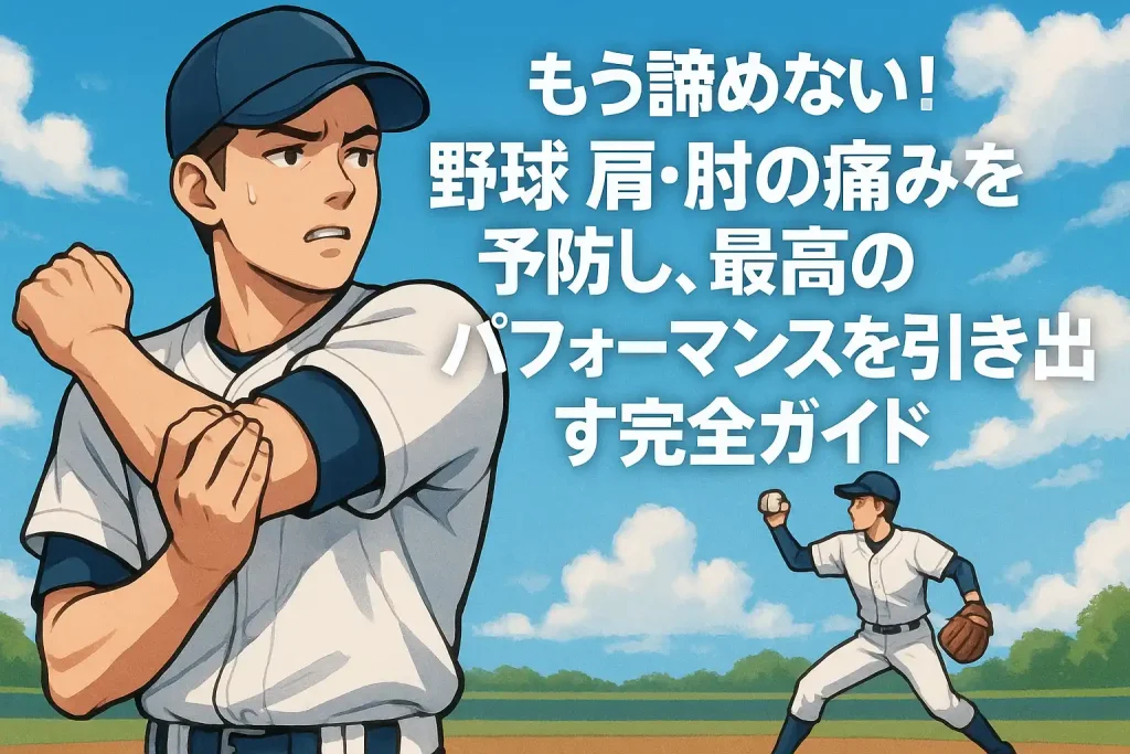 もう諦めない!野球 肩・肘の痛みを予防し、最高のパフォーマンスを引き出す完全ガイド