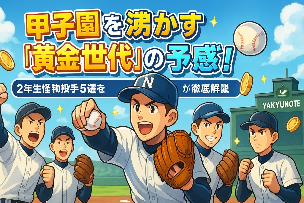 甲子園を沸かす「黄金世代」の予感!2年生怪物投手5選 横浜の織田、沖縄尚学の末吉、その他
