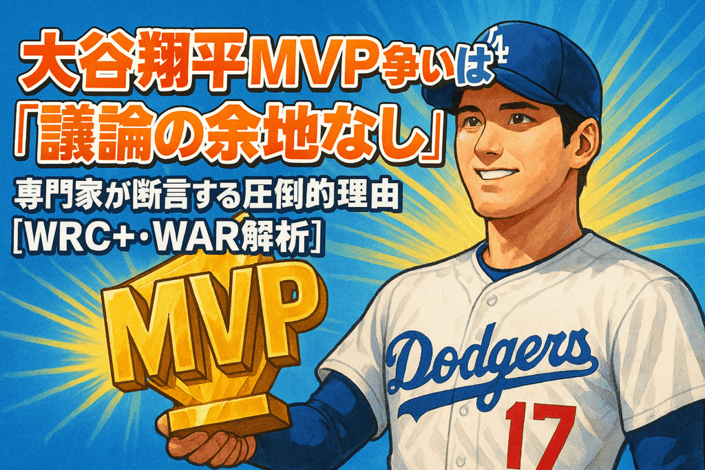 大谷翔平MVP争いは「議論の余地なし」専門家が断言する圧倒的理由【WRC+・WAR解析】