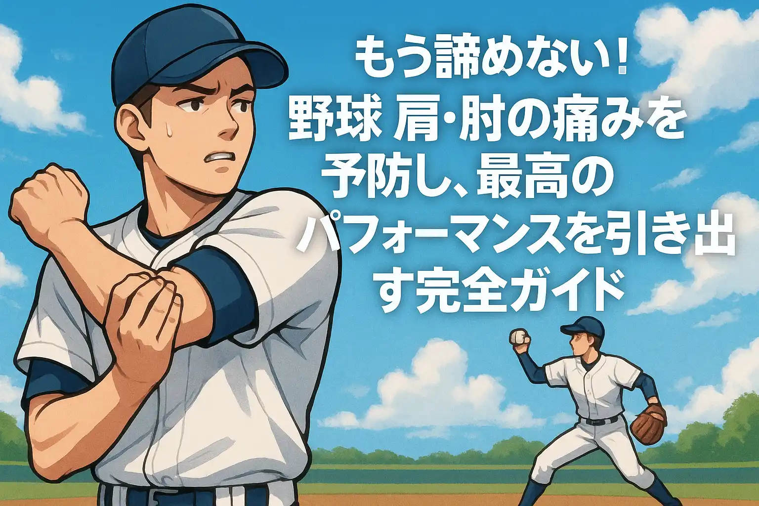 もう諦めない！野球 肩・肘の痛みを予防し、最高のパフォーマンスを引き出す完全ガイド