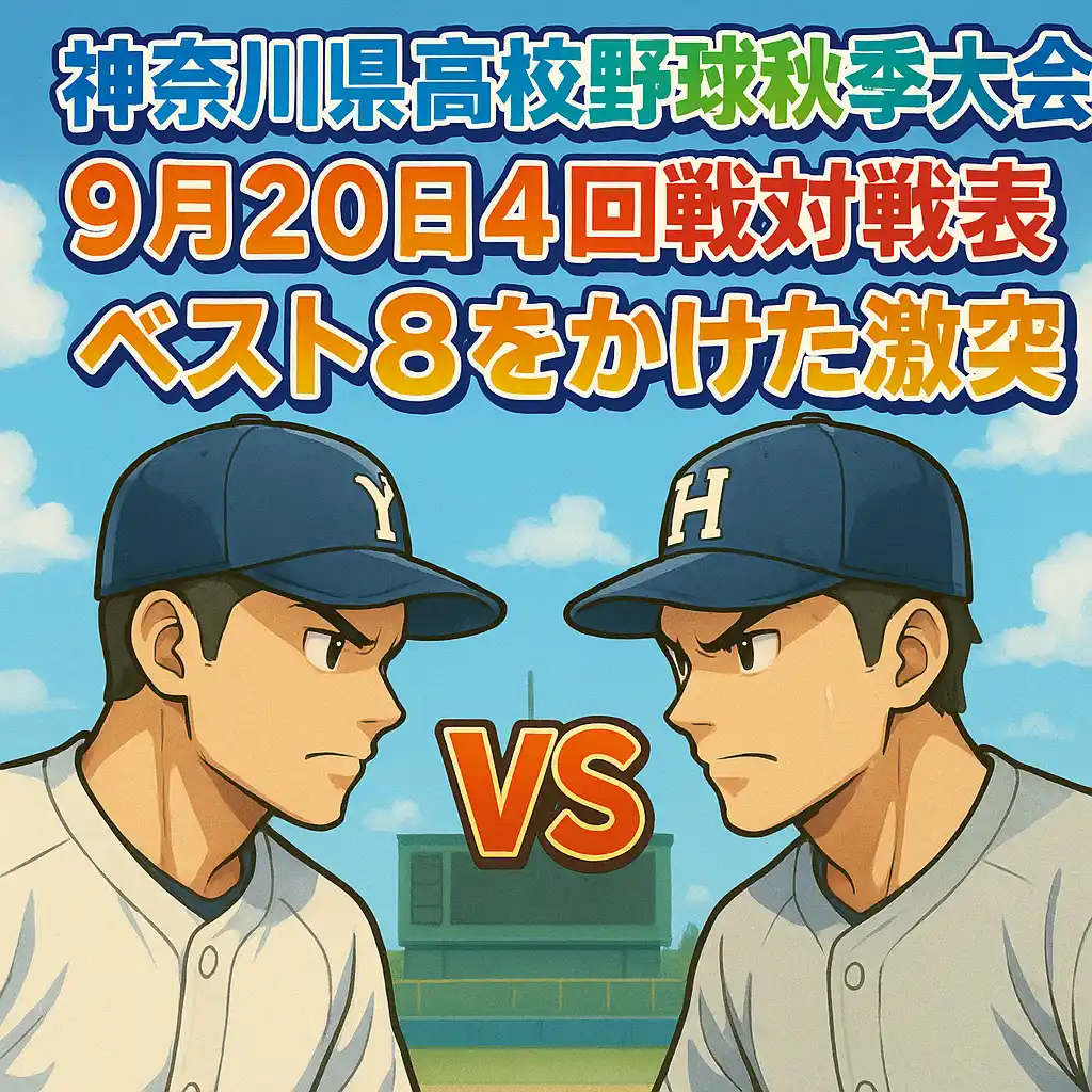 神奈川県高校野球秋季大会 9月20日4回戦対戦表｜ベスト8をかけた激突　東海大相模VS鎌倉学園など
