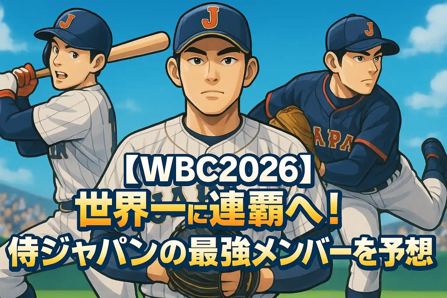 【WBC2026】世界一連覇へ！侍ジャパンの最強メンバーを予想したら豪華すぎた。