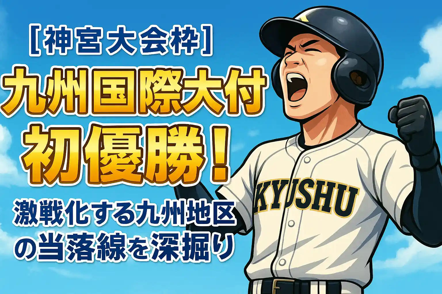 【神宮大会枠】九州国際大付　初優勝！センバツ出場校を徹底予想！激戦化する九州地区の当落線を深掘り